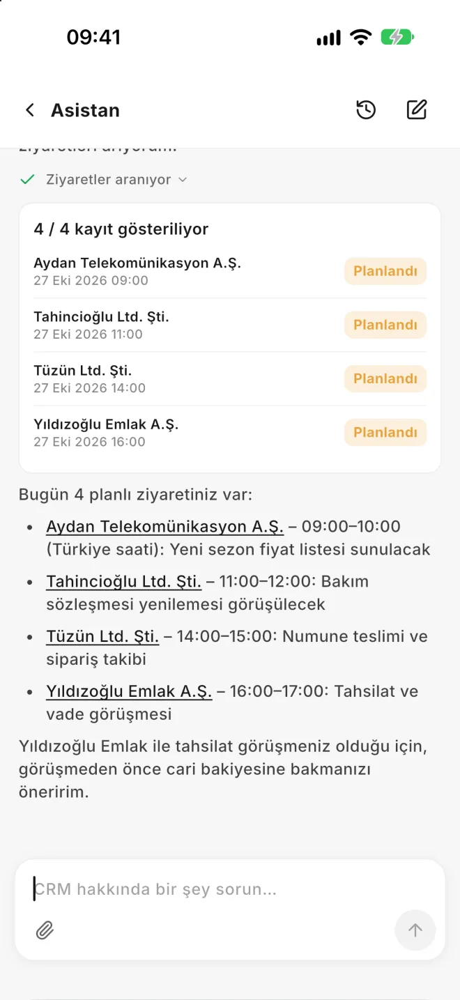Yapay zekâ asistanı: Türkçe sorun, kayıtlarla yanıt alın